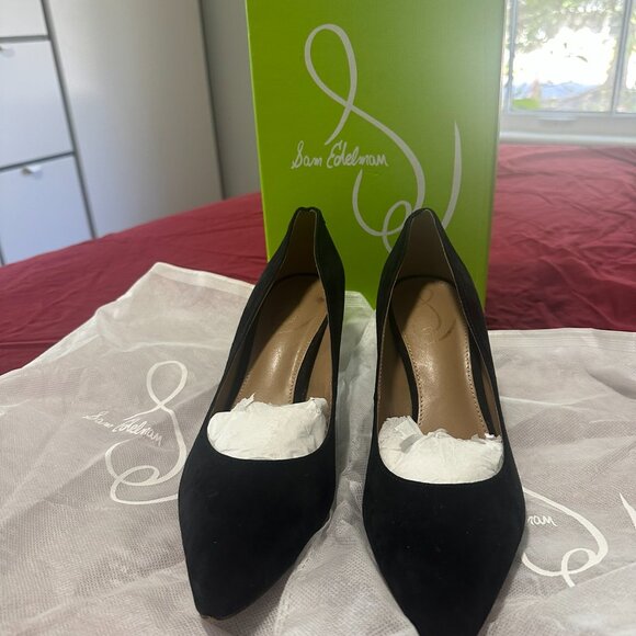 Sam Edelman Jordyn Pumps, Black Suede, Women's 7.5 M - Picture 5 of 7